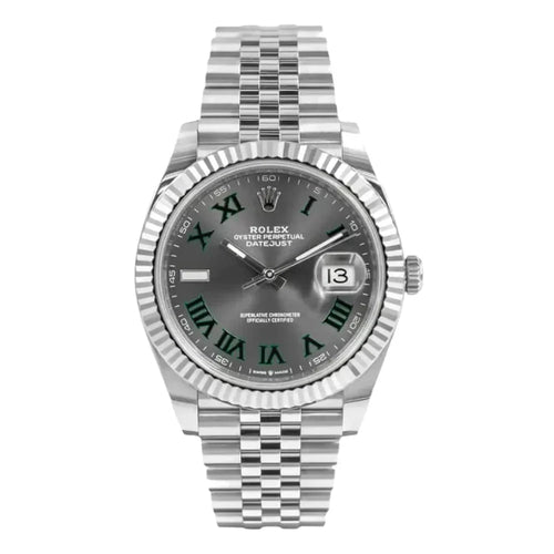 Datejust Grey Dial Wimbledon 41mm