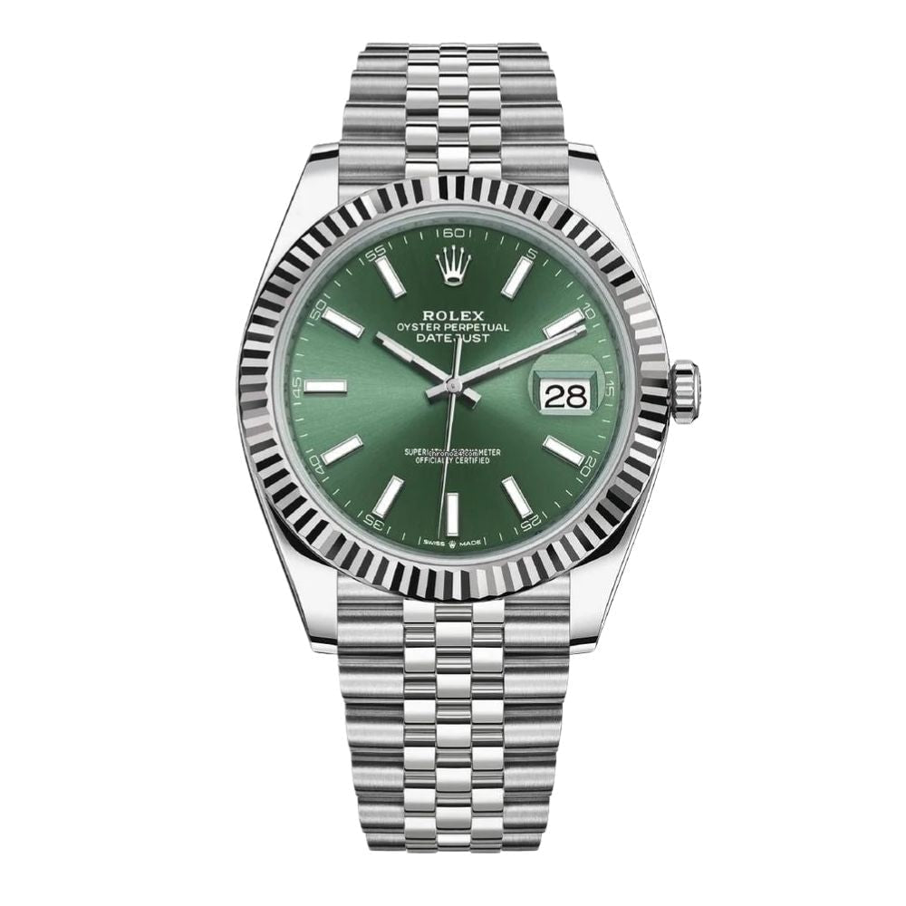 Datejust Green Dial Jubilee Bracelet 41mm